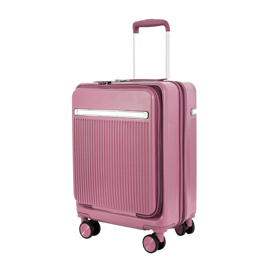 Capri Polycarbonate Hard Luggage — Pink