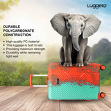 Tropical Orange Hard Trolley Bag
