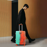 Tropical Orange Hard Trolley Bag