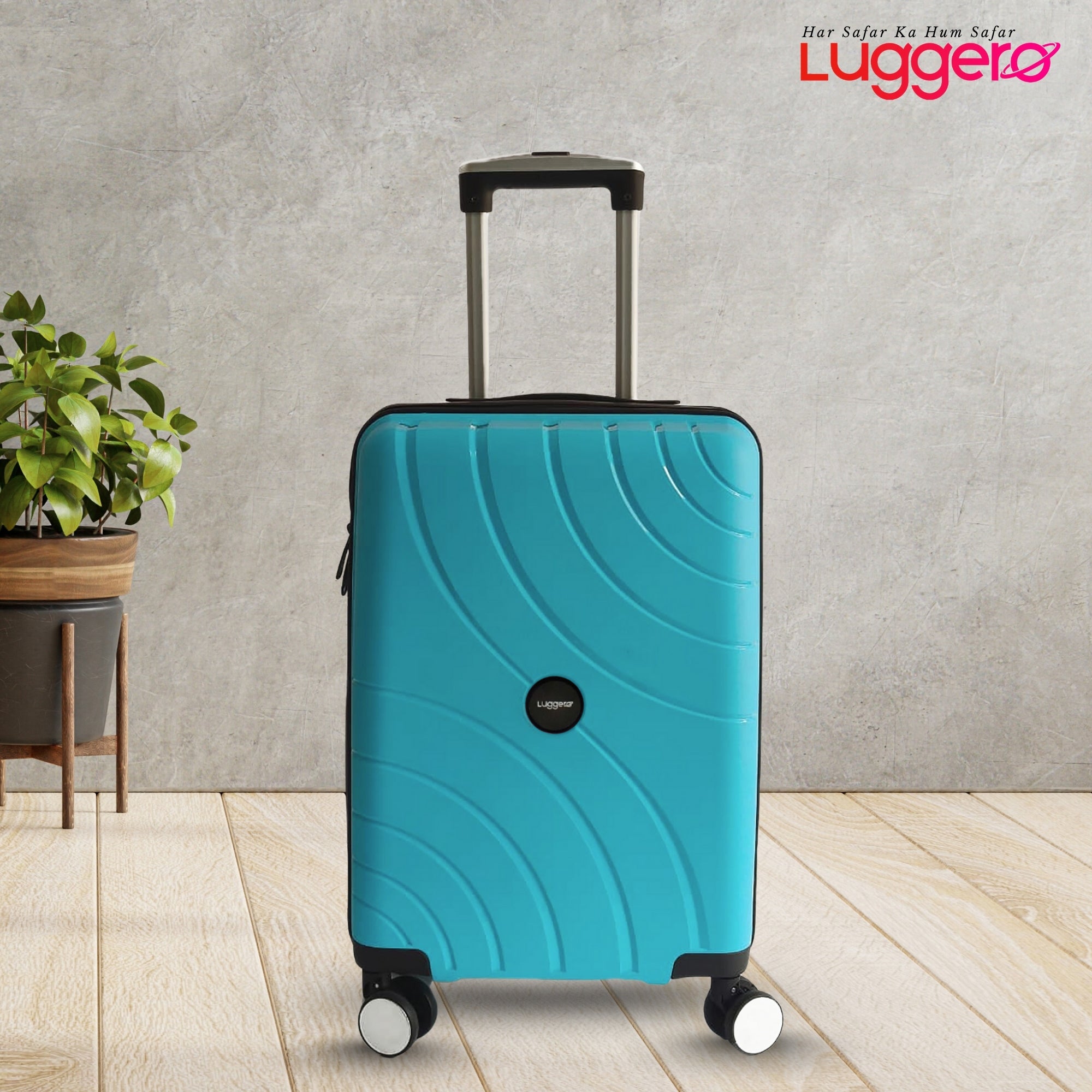 DILLI EXPRESS SKY BLUE Light Weight & Durable Polypropylene Material Shell