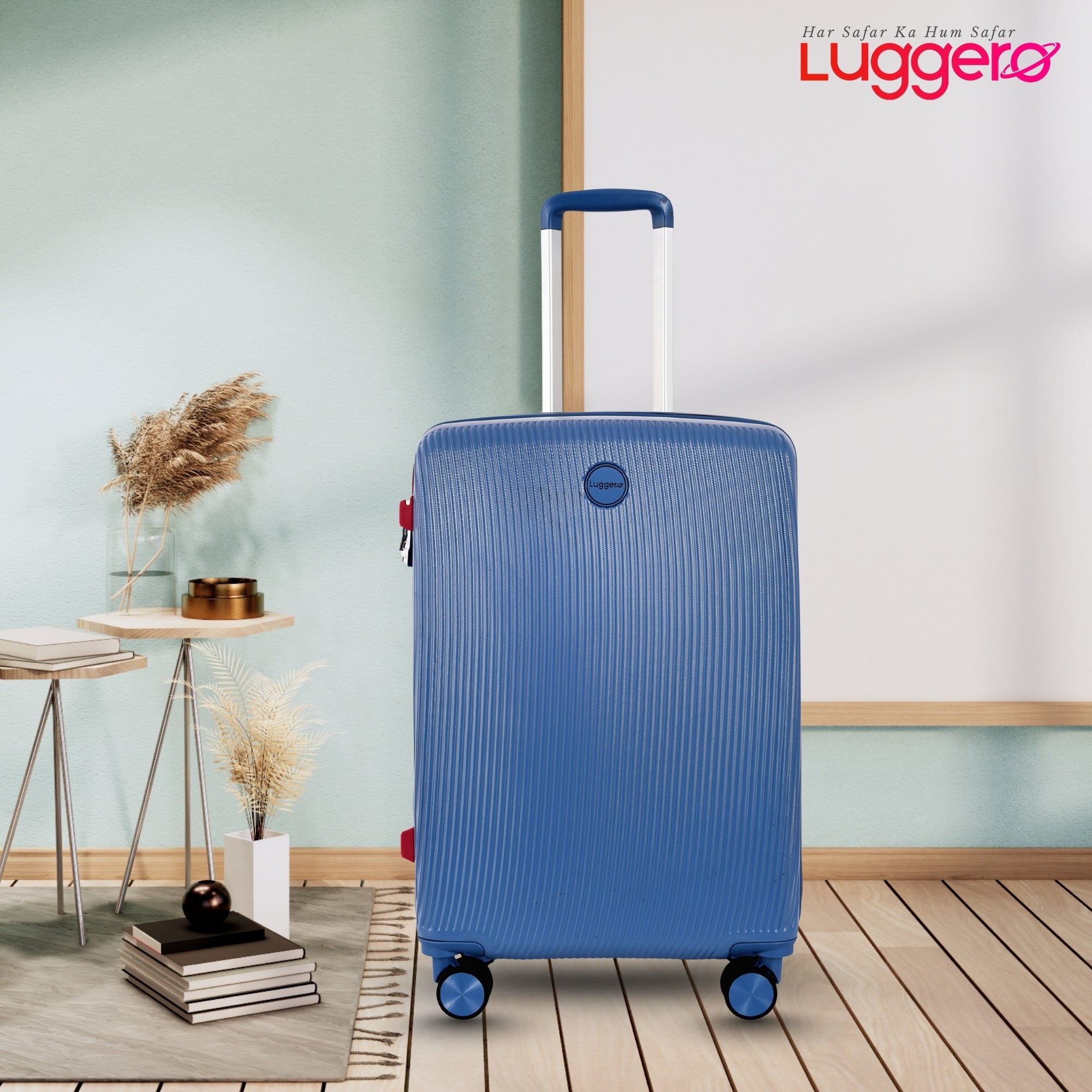 ASPEN BLUE Light Weight & Durable Polycarbonate Hard Luggage