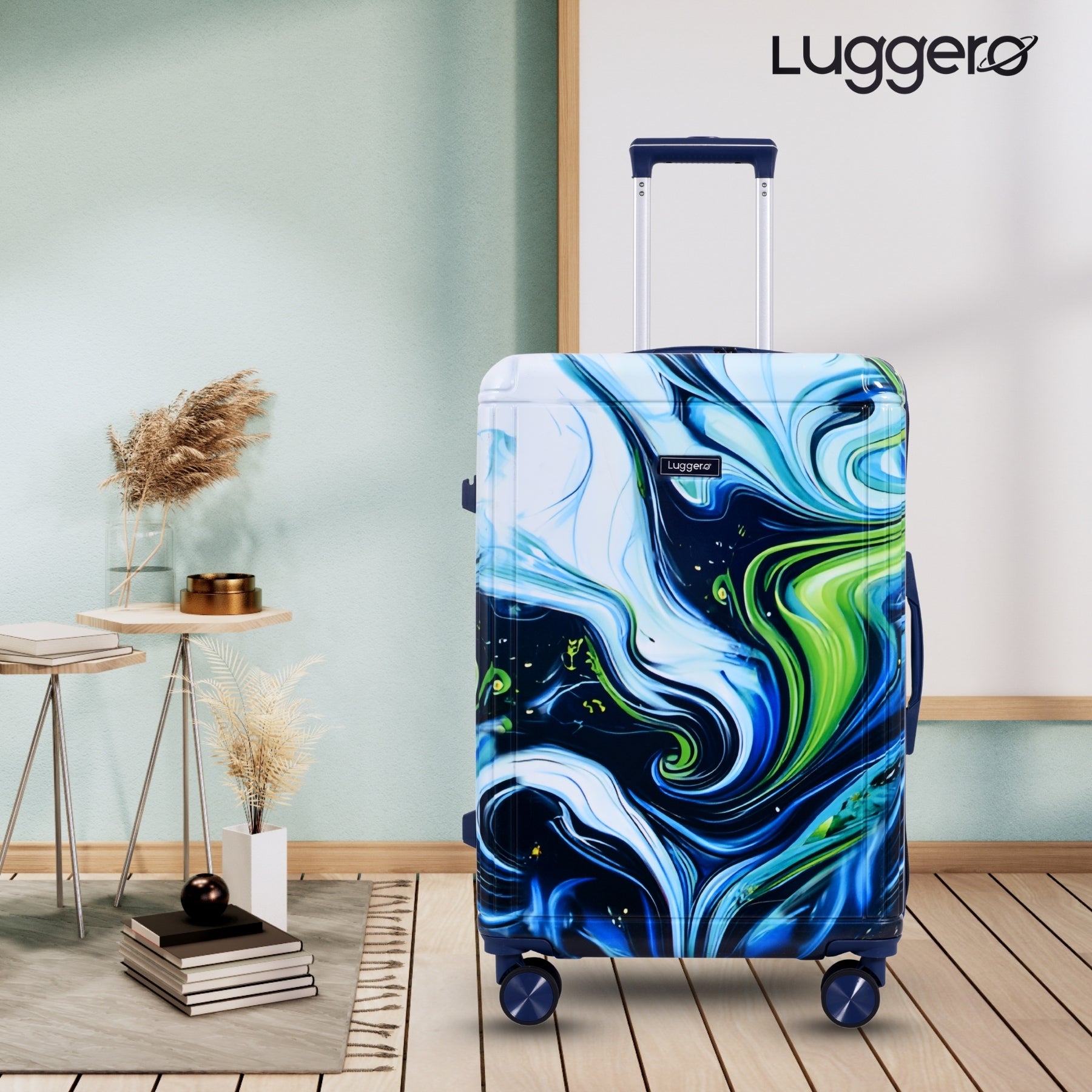 PRISM BLUE Light Weight & Durable Polycarbonate Hard Luggage