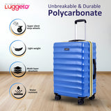 BONVOYAGE BLUE Light Weight & Durable Polycarbonate Hard Luggage