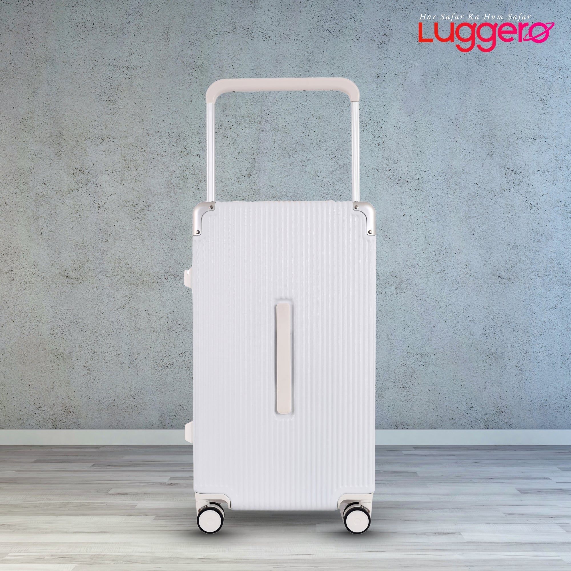 TUSCANY WHITE Light Weight & Durable Polycarbonate Hard Luggage