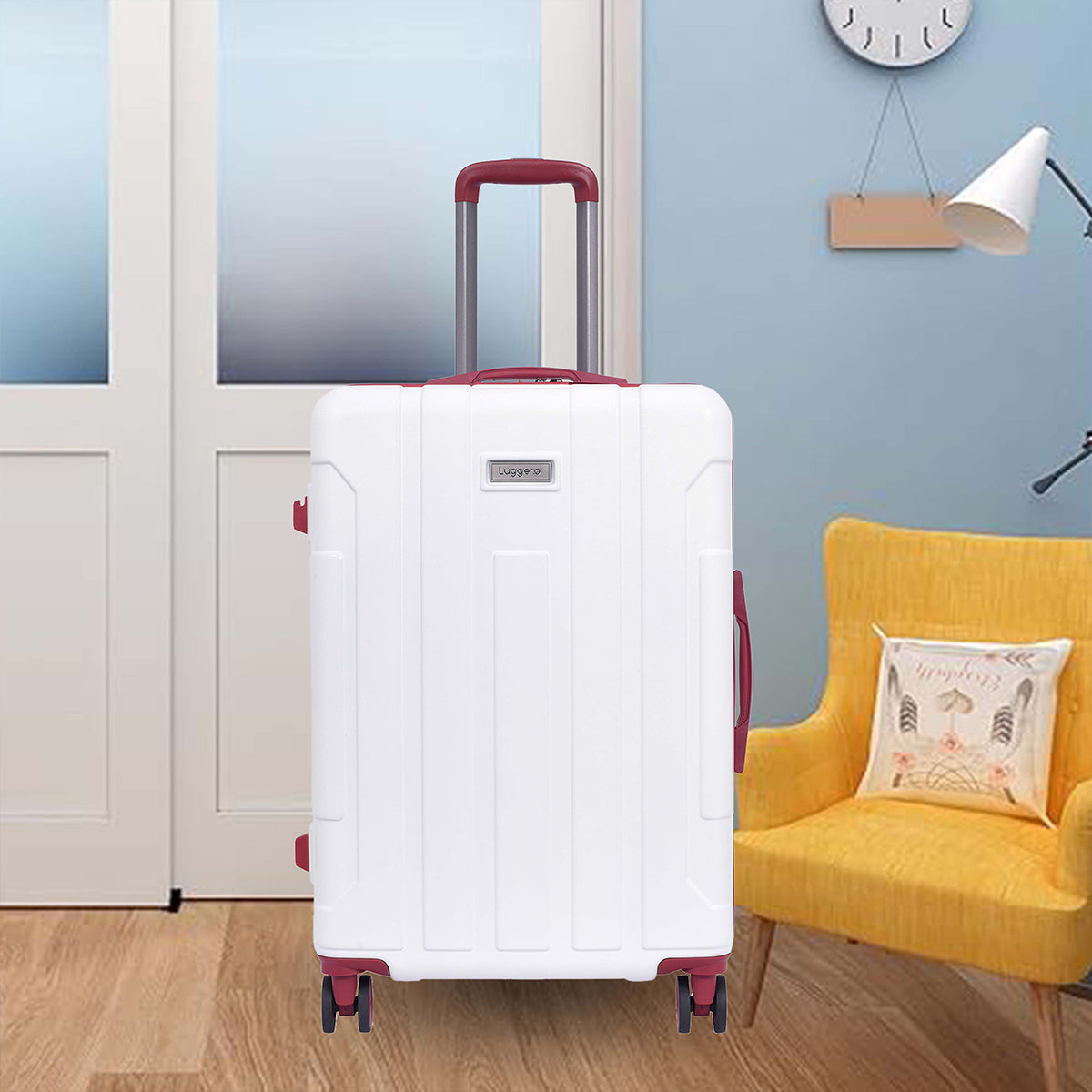 CANDY OFF WHITE Light Weight & Durable Polycarbonate Hard Luggage