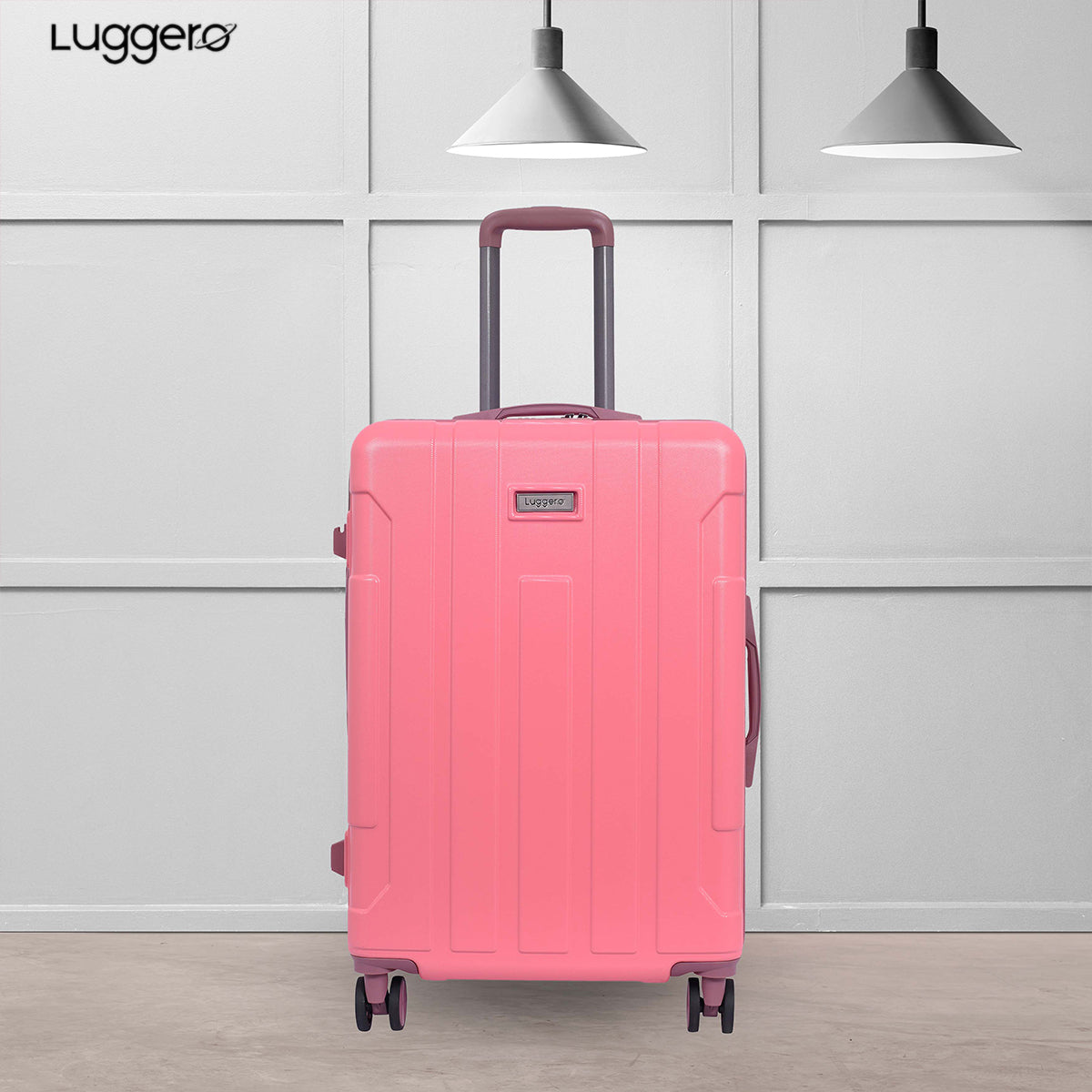 CANDY B PINK Light Weight & Durable Polycarbonate Hard Luggage