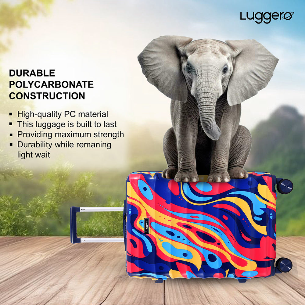 Neo Blue Hard-Shell Trolley Luggage