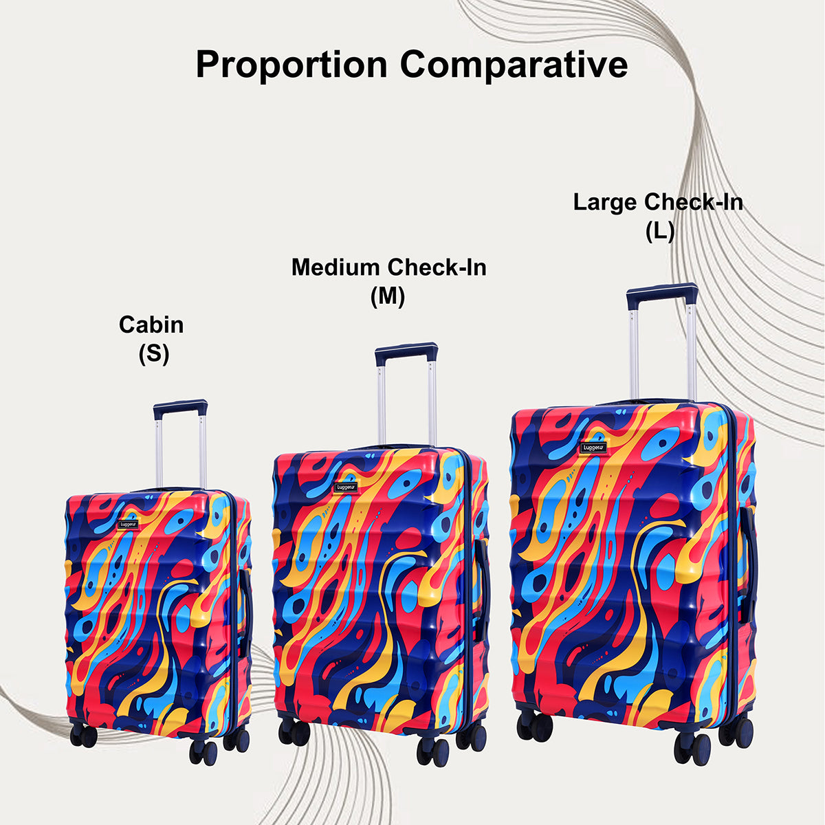 Neo Blue Cabin, Medium & Large Set
