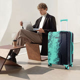 Tropical Green Hard Trolley Bag