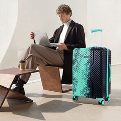 Tropical Green Hard Trolley Bag