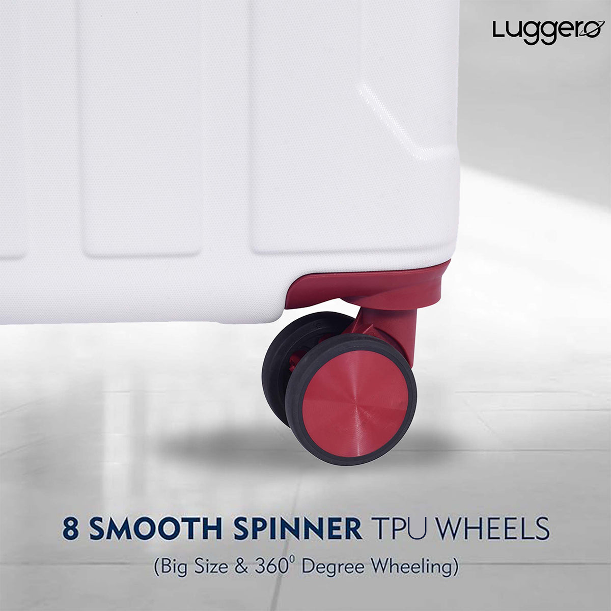 CANDY OFF WHITE Light Weight & Durable Polycarbonate Hard Luggage