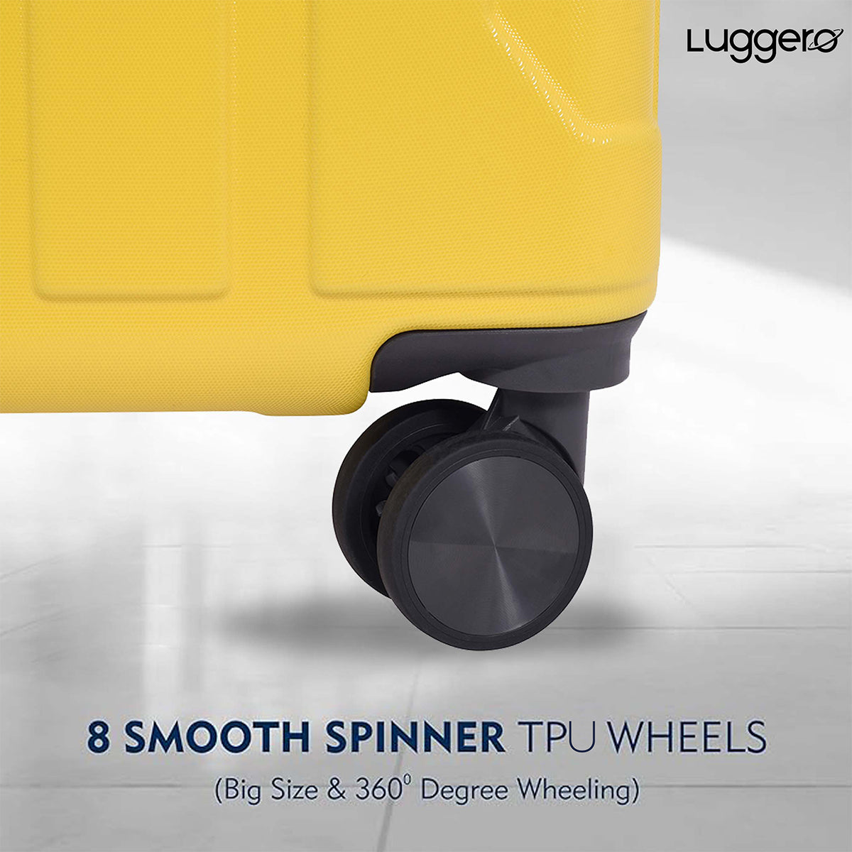 CANDY YELLOW Light Weight & Durable Polycarbonate Hard Luggage