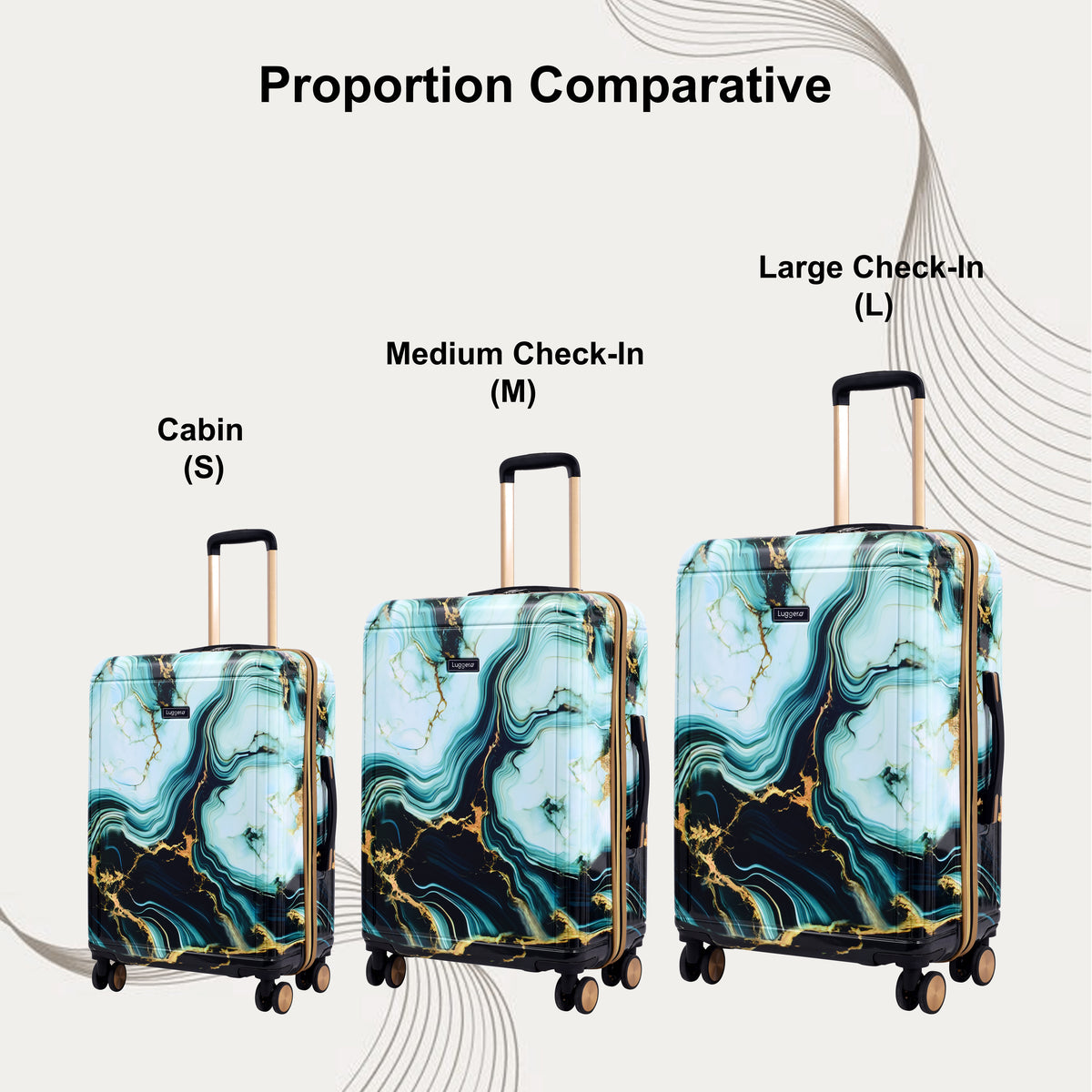 Prism Gold Cabin, Medium & Large Set