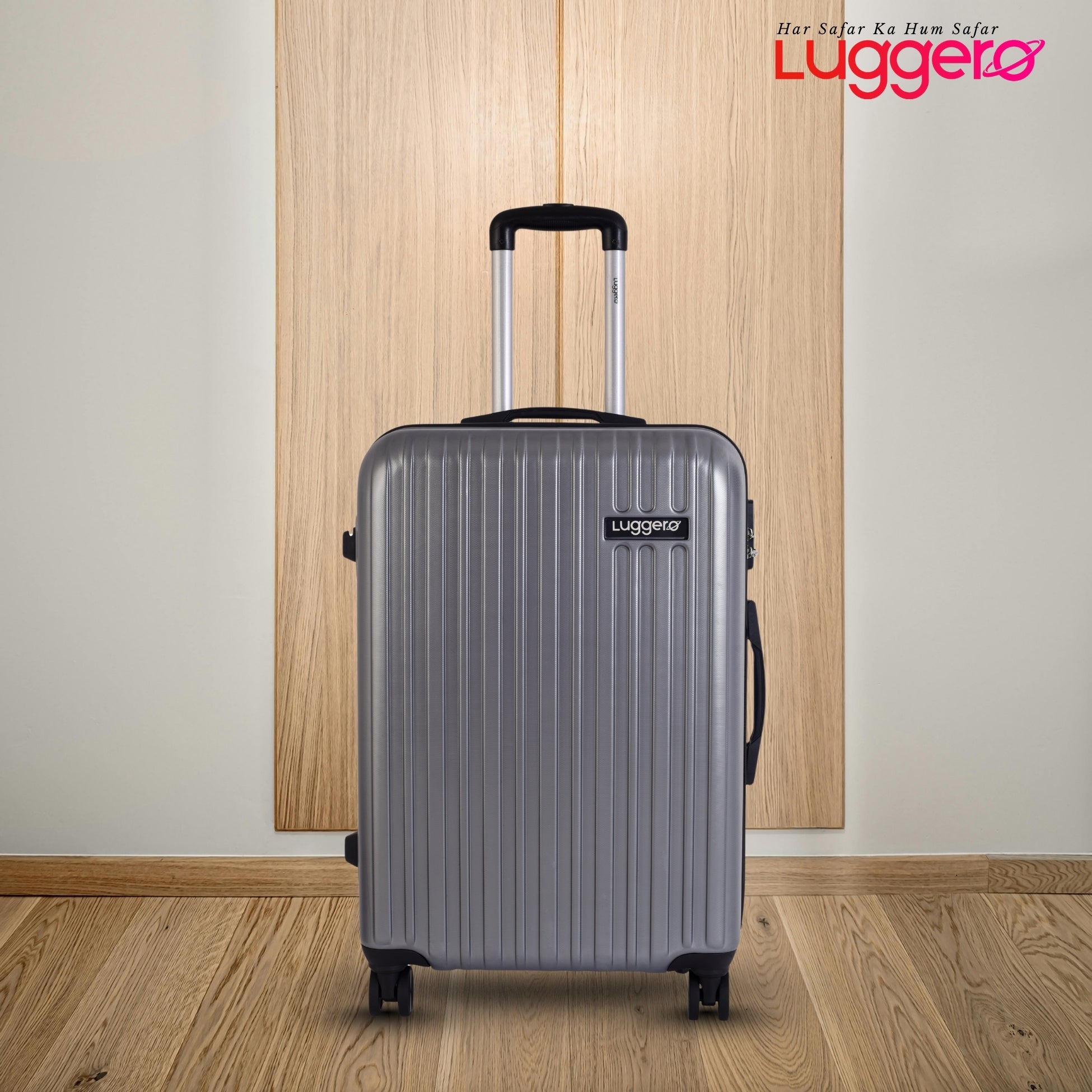 CLASSIC SILVER Light Weight & Durable Polycarbonate Hard Luggage