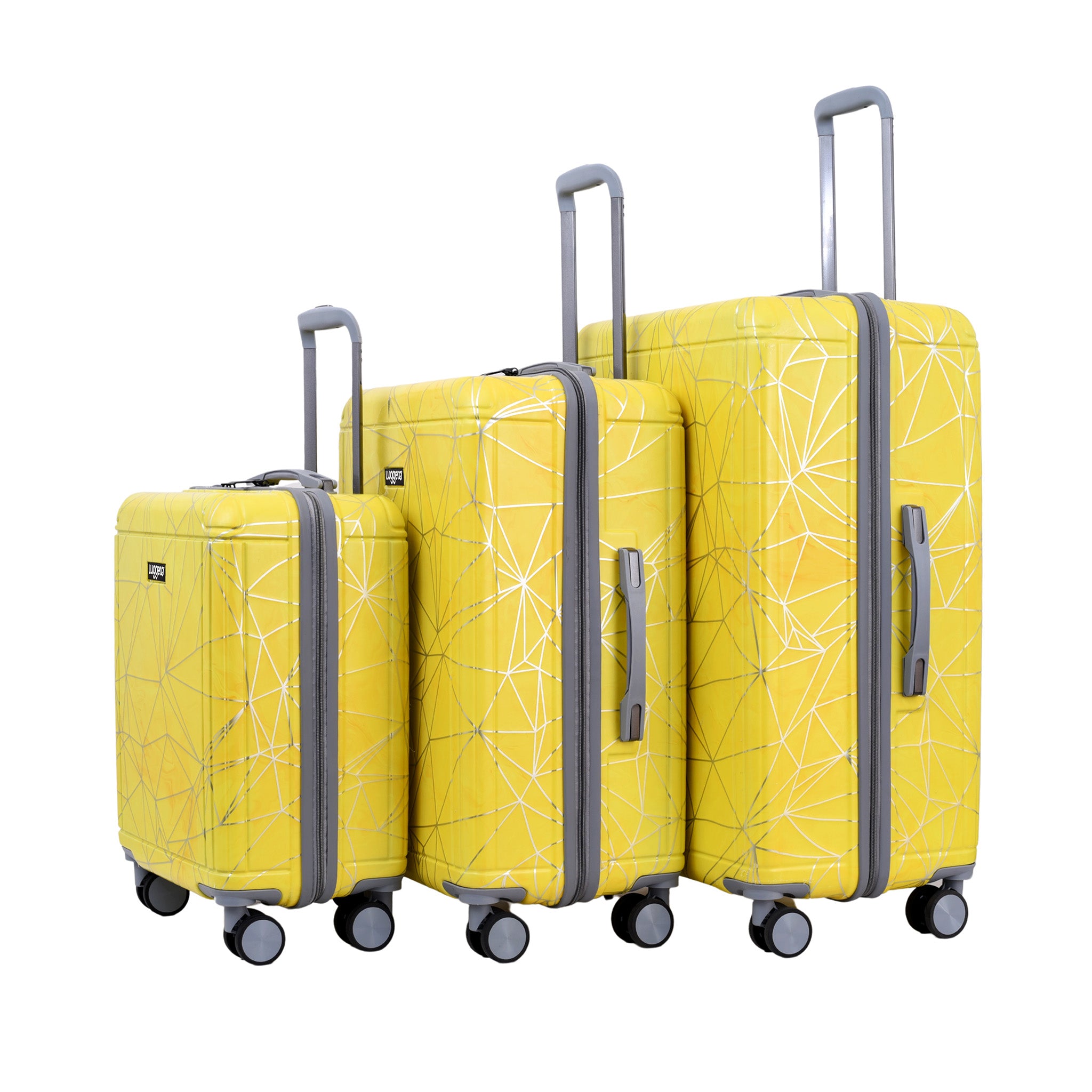 MAZE SEA YELLOW Light Weight & Durable Polycarbonate Hard Luggage