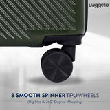 Amiggo Green Hard Trolley Bag