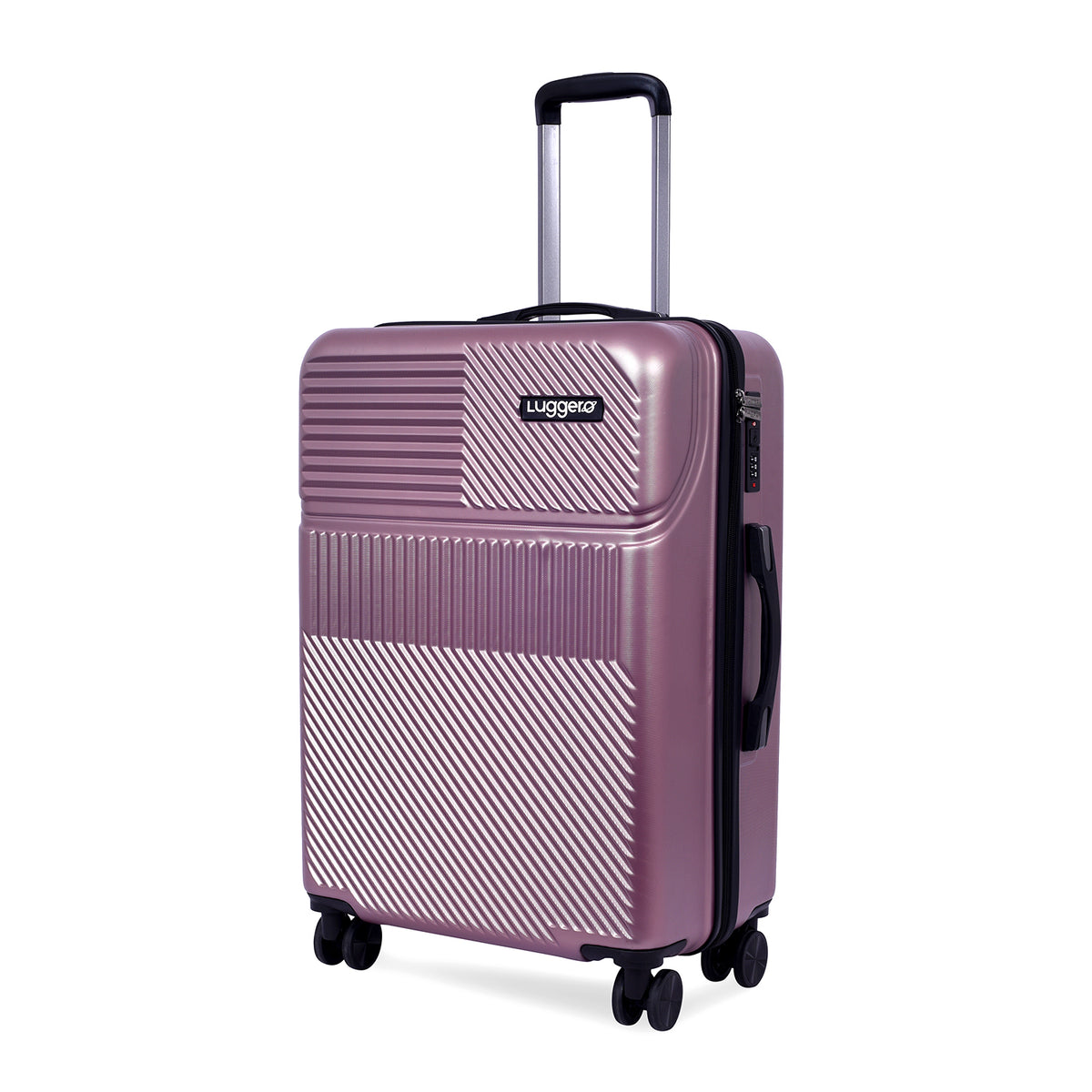 Amiggo Rose Gold Hard Trolley Bag