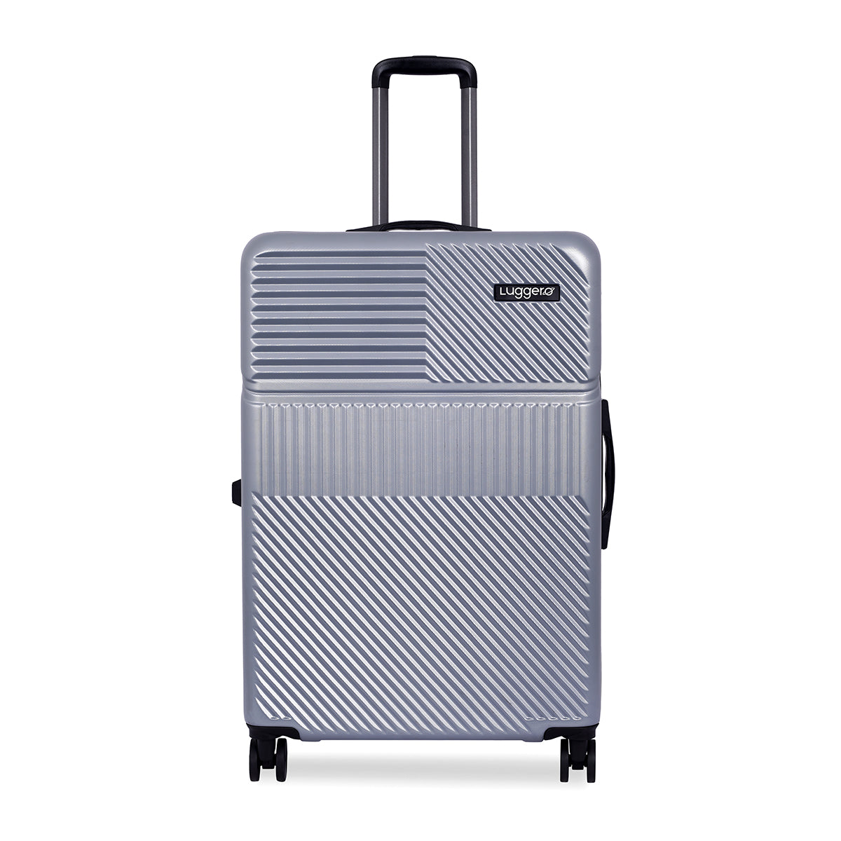 Amiggo Silver Hard Trolley Bag