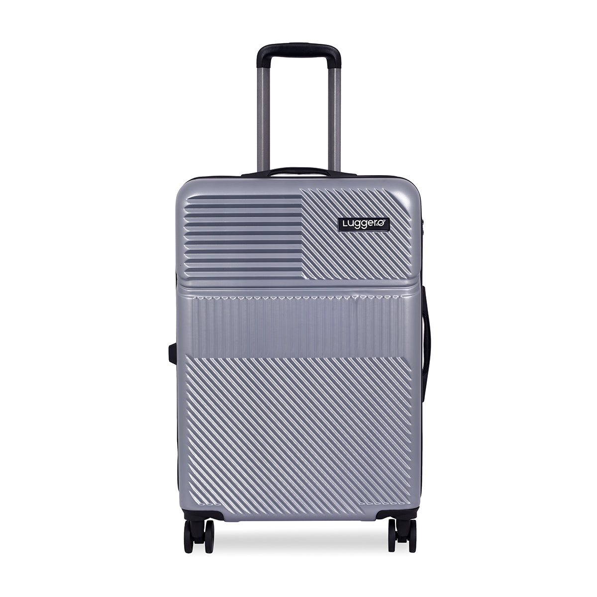 Amiggo Silver Hard Trolley Bag