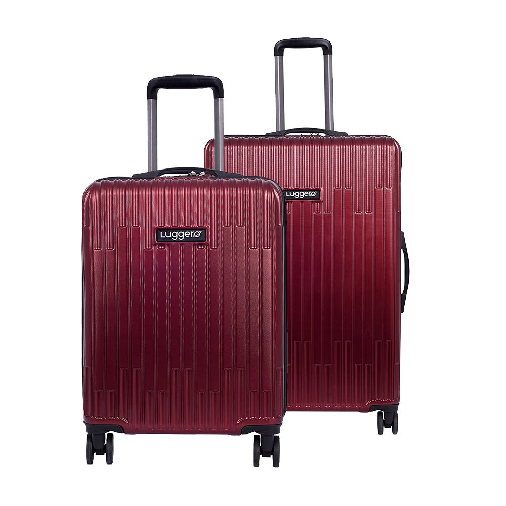 Aspire Deep Red Light weight luggage - Cabin & Large