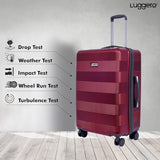 ASTRO DARK RED Light Weight & Durable Polycarbonate Hard Luggage
