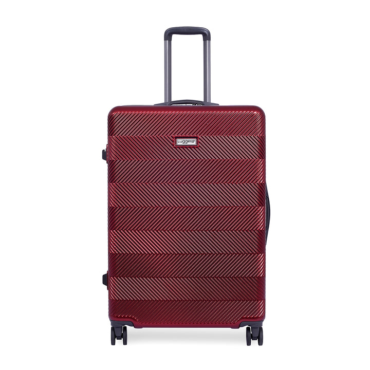 Luggero ASTRO Solid Light weight Luggage DARK-RED