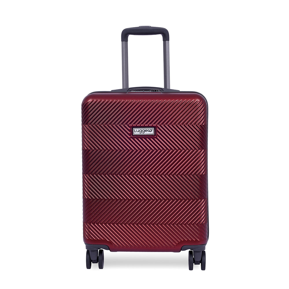 Astro Dark Red Hard-Shell Trolley Bag, cabin size