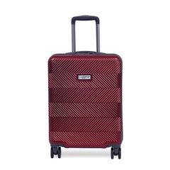 Astro Dark Red Hard-Shell Trolley Bag, cabin size