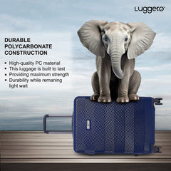 ASTRO DEEP BLUE Light Weight & Durable Polycarbonate Hard Luggage