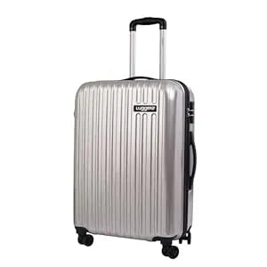 Luggero Film Classic Solid Light weight Luggage Silver