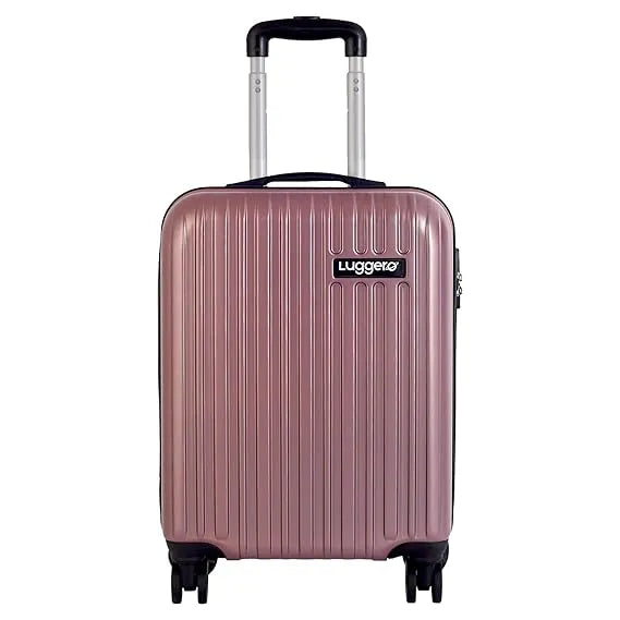 Luggero Classic Solid Light weight Luggage Rose Gold