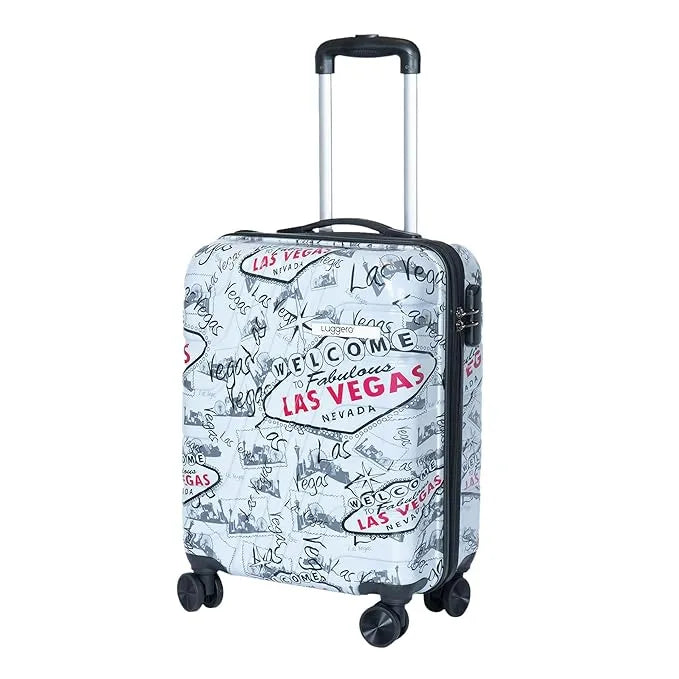 Luggero Classic Printed Light weight Luggage Vegas