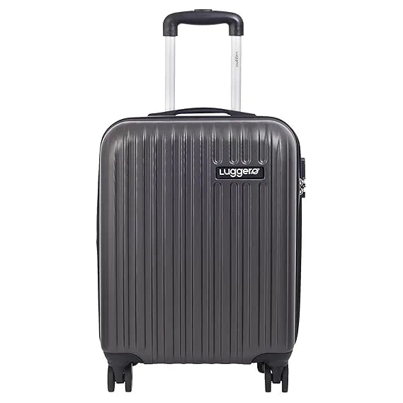 Luggero Classic Solid Light weight Luggage Dark Grey