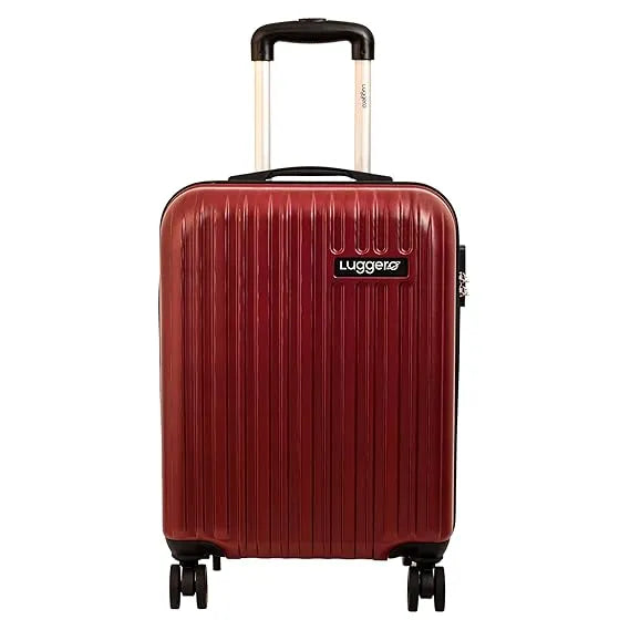 Luggero Classic Solid Light weight Luggage Chilli Red