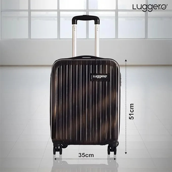 Luggero Film Classic Solid Light weight Luggage Brush Gold