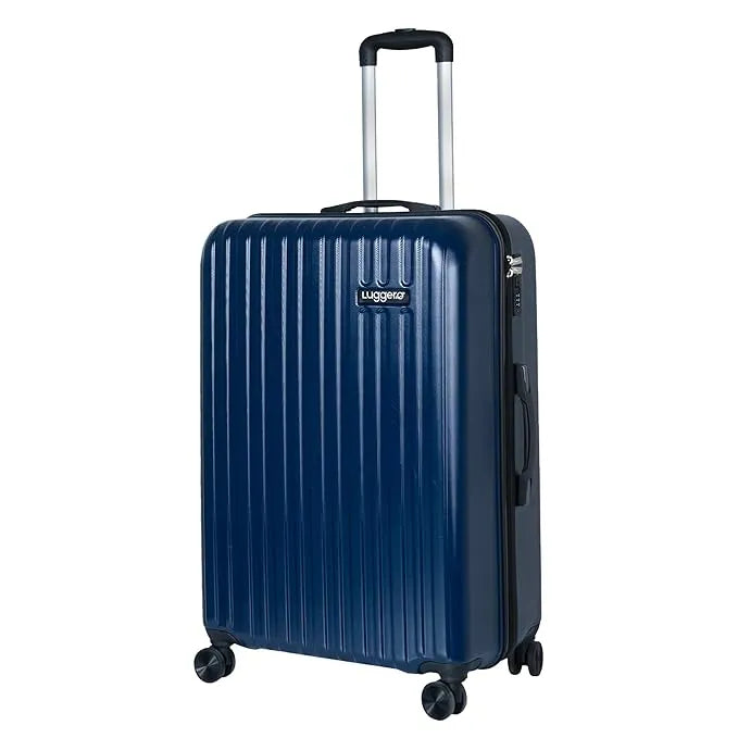 Luggero Classic Solid Light weight Luggage Deep Blue