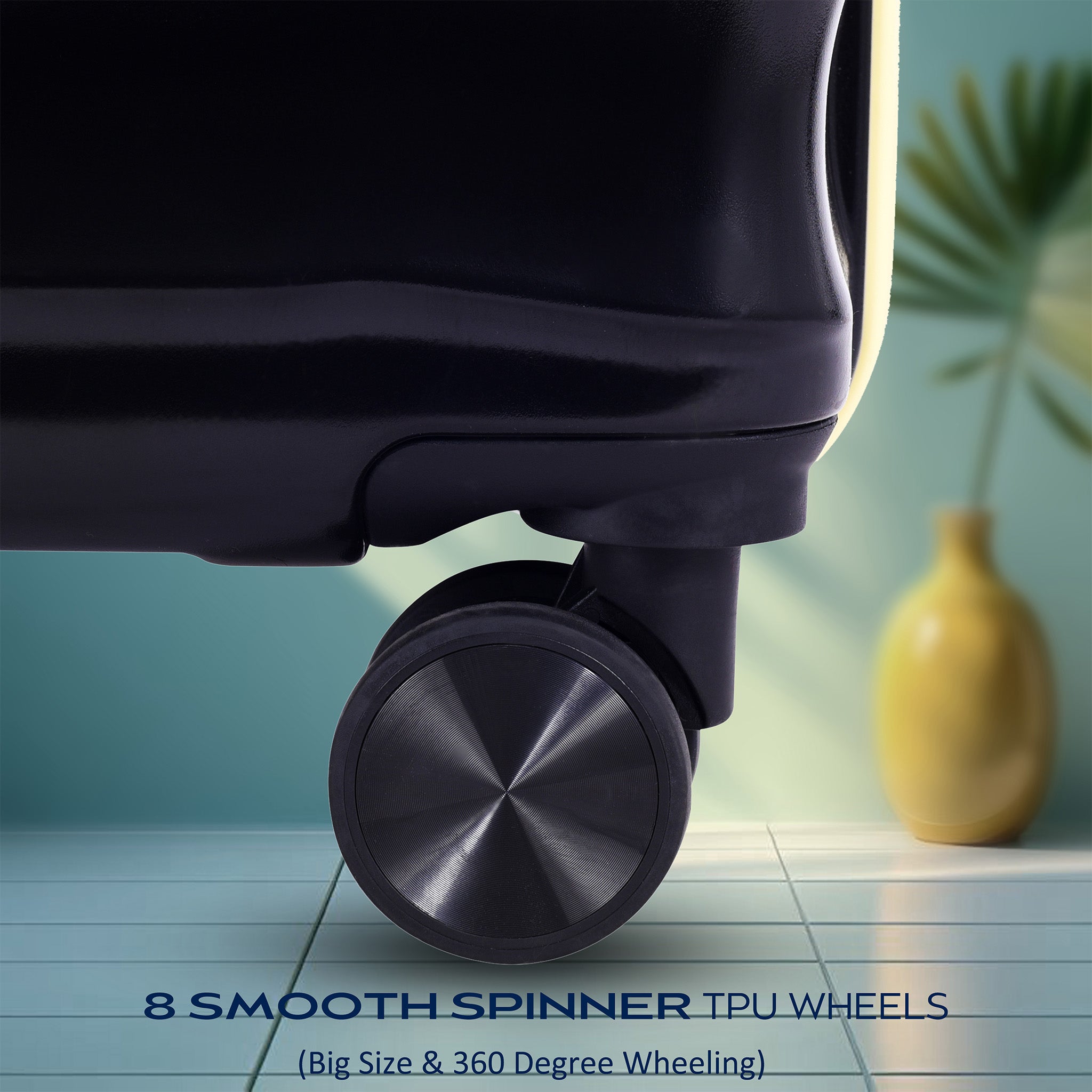 BONVOYAGE BLACK Light Weight & Durable Polycarbonate Hard Luggage