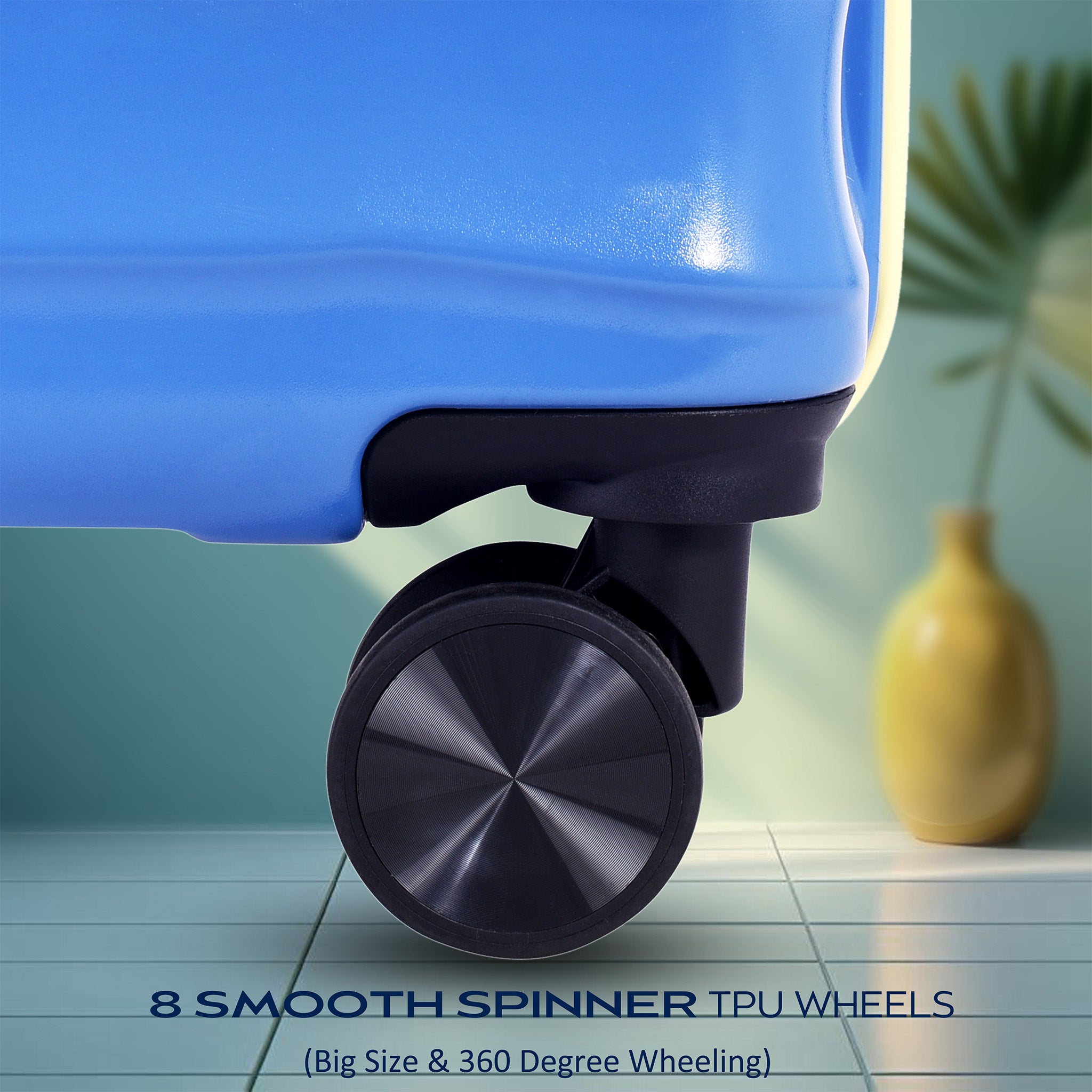 BONVOYAGE BLUE Light Weight & Durable Polycarbonate Hard Luggage