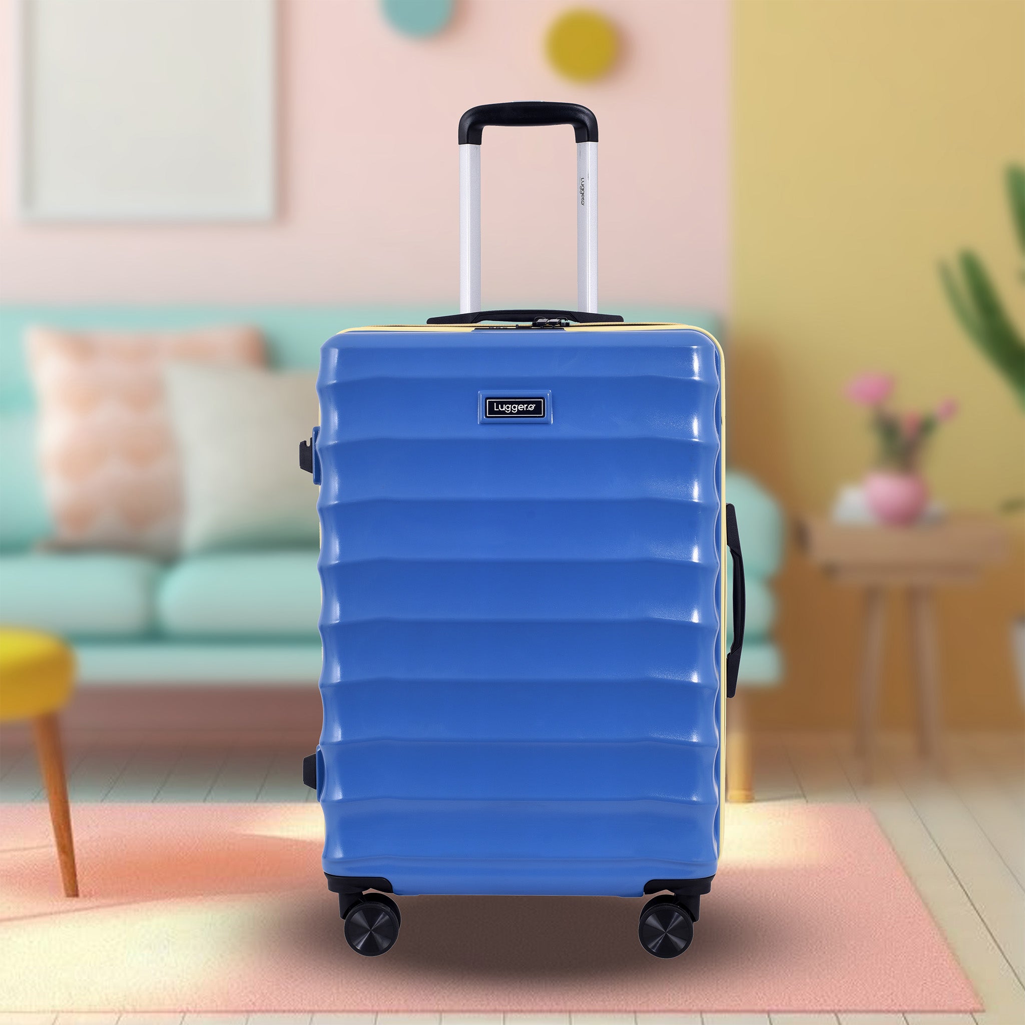 BONVOYAGE BLUE Light Weight & Durable Polycarbonate Hard Luggage