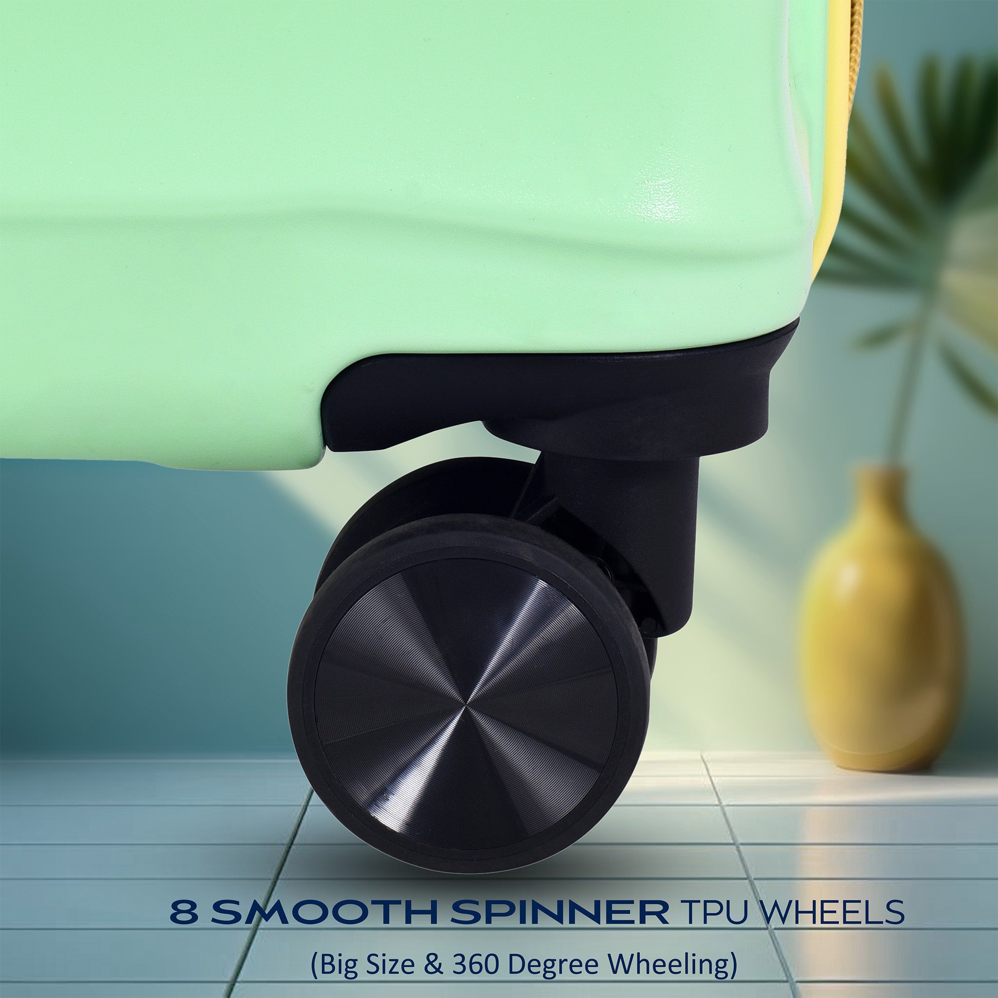 BONVOYAGE GREEN Light Weight & Durable Polycarbonate Hard Luggage