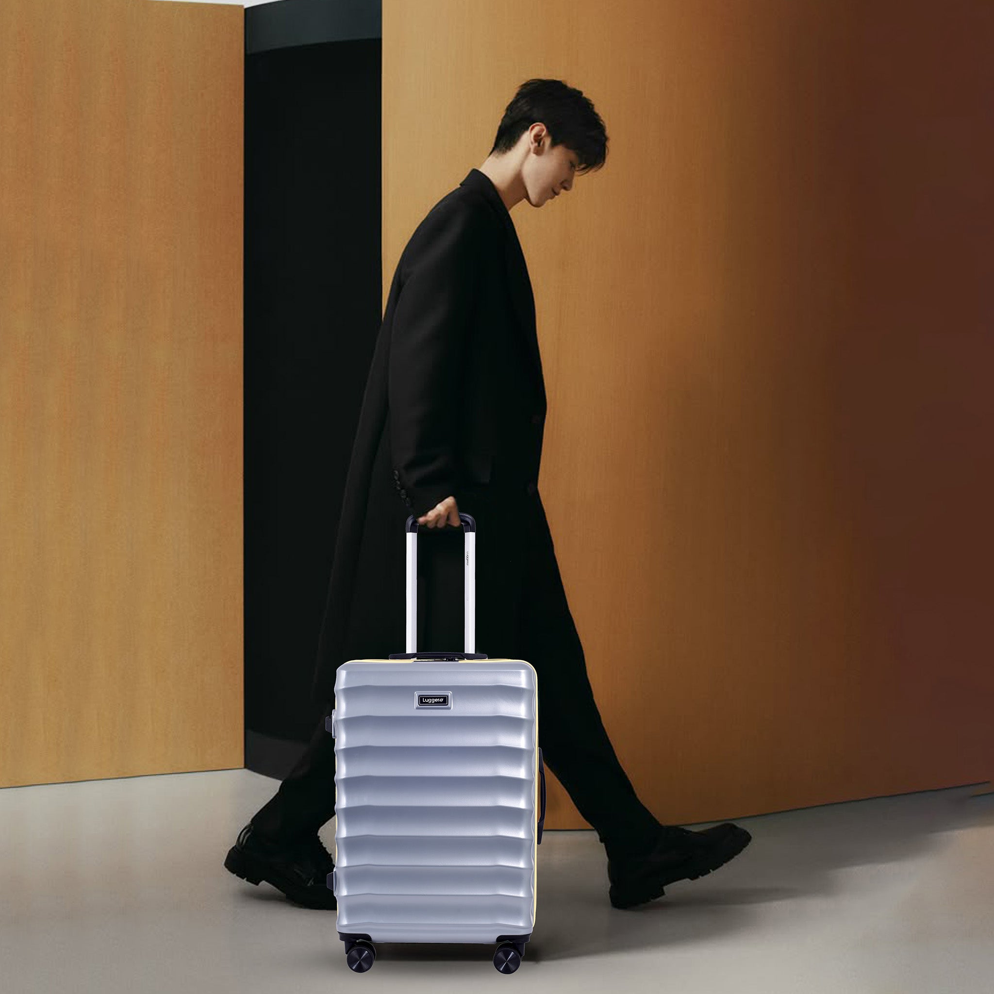 BONVOYAGE SILVER Light Weight & Durable Polycarbonate Hard Luggage