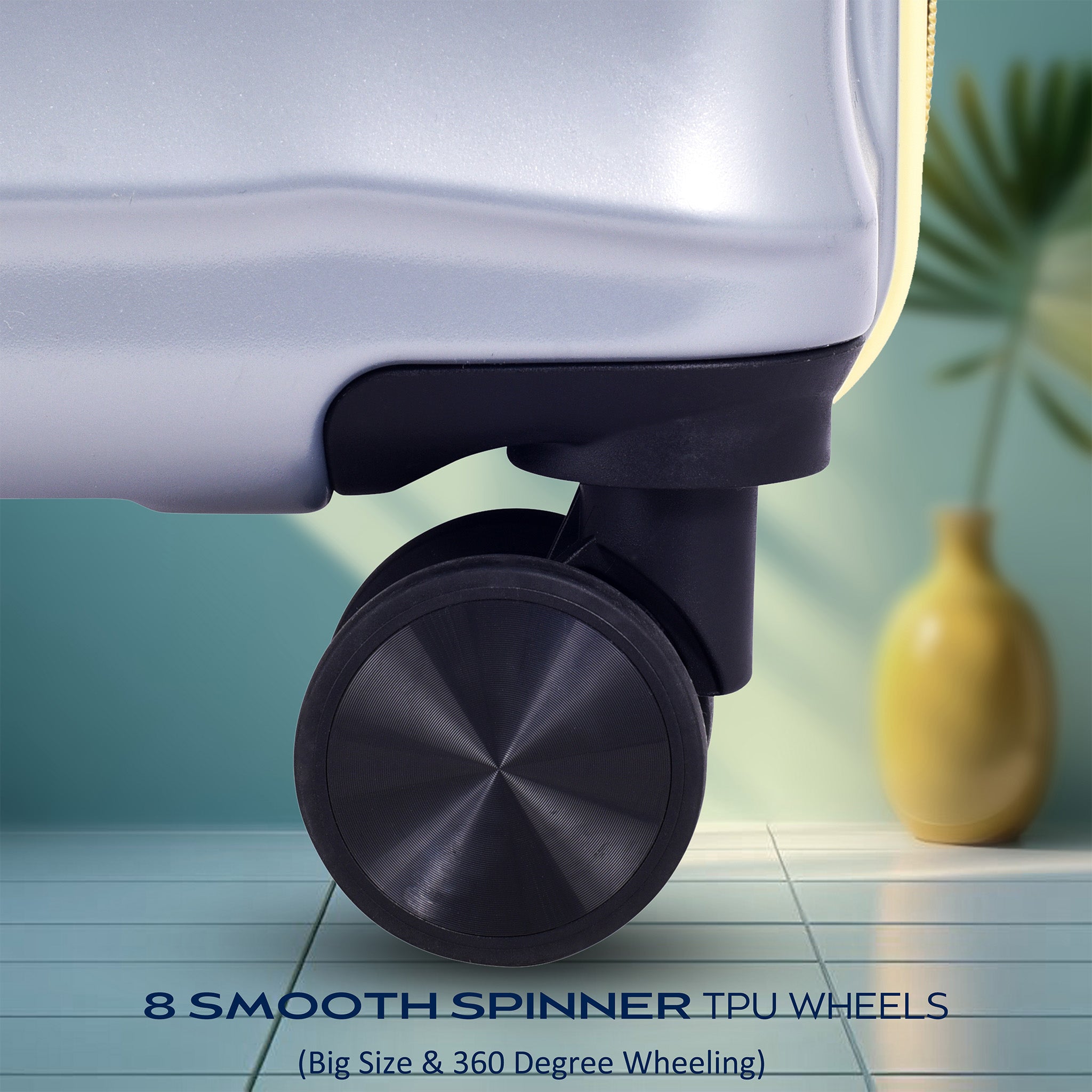 BONVOYAGE SILVER Light Weight & Durable Polycarbonate Hard Luggage