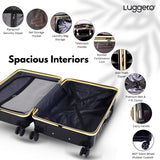 BONVOYAGE BLACK Light Weight & Durable Polycarbonate Hard Luggage