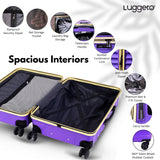 BONVOYAGE PURPLE Light Weight & Durable Polycarbonate Hard Luggage