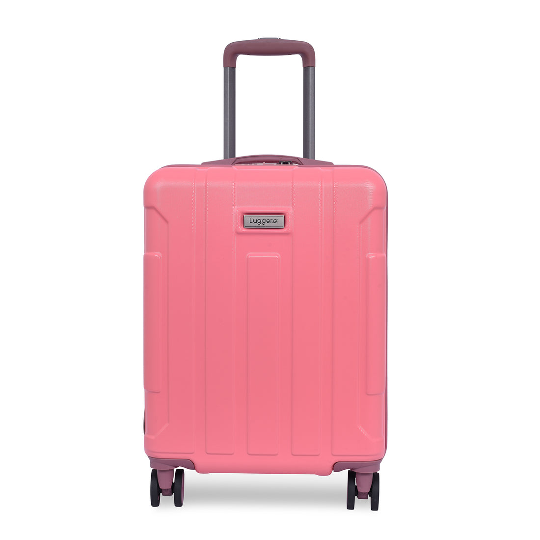 Luggero Candy Solid Light weight Luggage -B-Pink