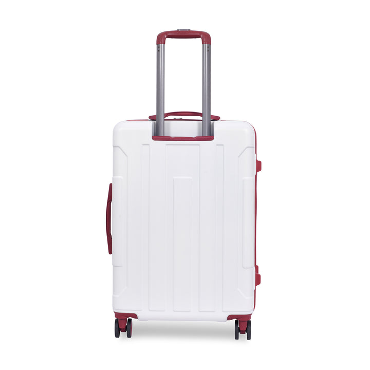 Luggero Candy Solid Light weight Luggage Off White