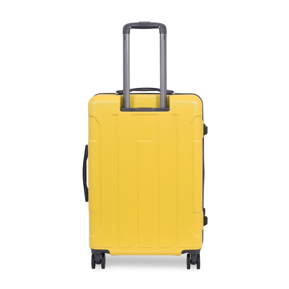 Luggero Candy Solid Light weight Luggage Yellow-L+S