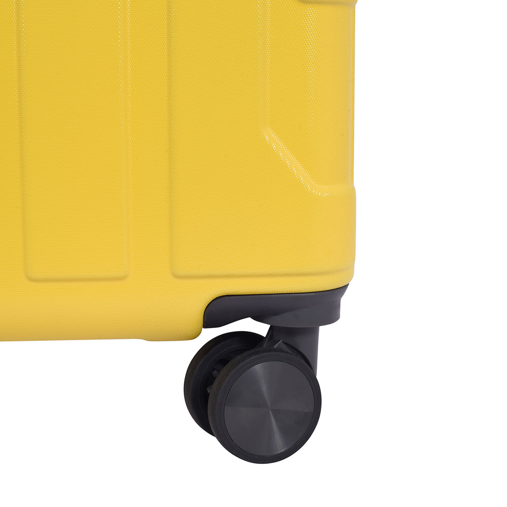 Candy Yellow Hard-Shell Trolley Bag
