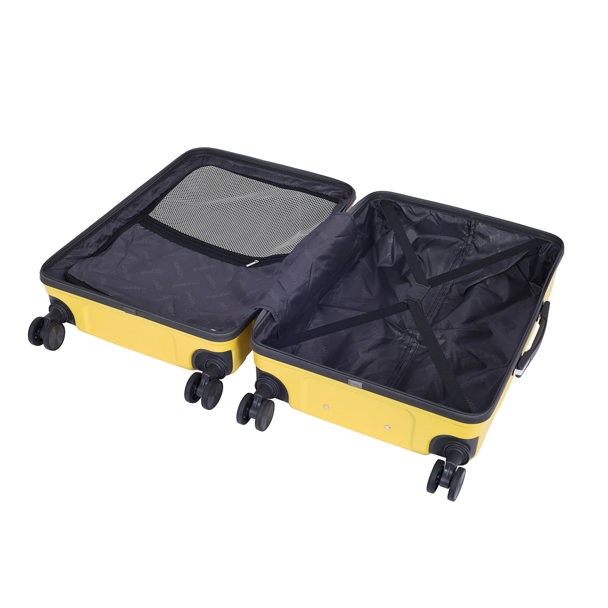 Candy Yellow Hard-Shell Trolley Bag