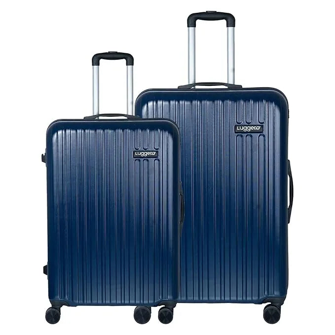 Luggero Classic Solid Light weight Luggage Deep Blue